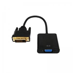 Quality DVD Player HDTV DVI to VGA 24+1 Male to Female Adapter for sale