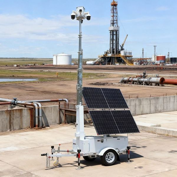 Affordable Solar Light Tower Working Temp -20℃~50℃ Integrated LED Lighting Event Venues Outdoor Light Tower