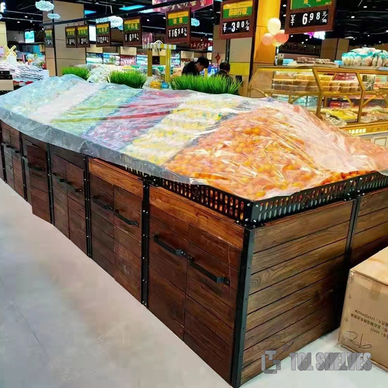 Milk White Supermarket Display Racks Morden Cold Rolled Steel Material For Grocery