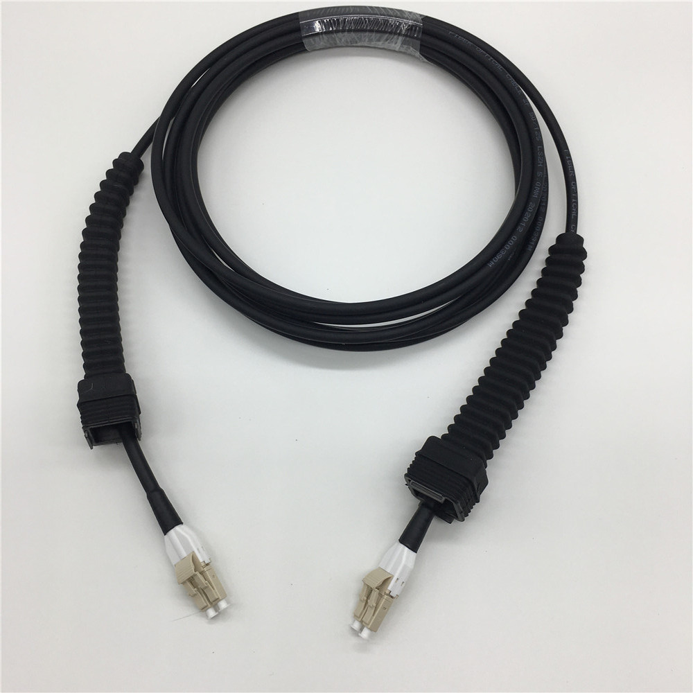 NSN boot Armored Fiber Patch Cord Ftta Jumper With Nokia Nsn Boots 90 Degree