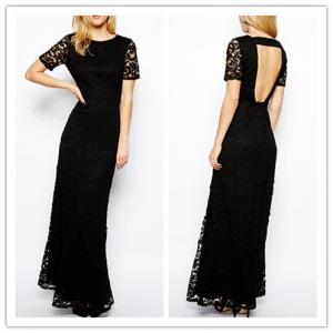 China Woman fahsion lace sex Maxi Dress, party dress, night dress on sale