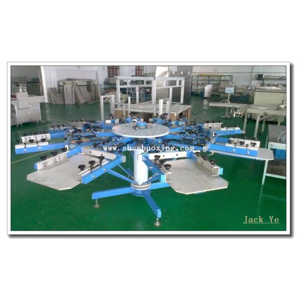 8 color t-shirt silk screen printing machine