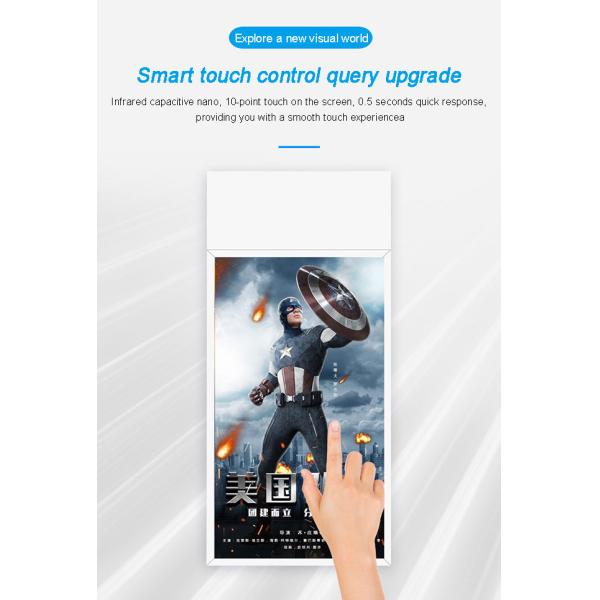 Manufacturer Digital Signage Advertising Film Wall Panel HD Video 3D TV Poster Display Billboard
