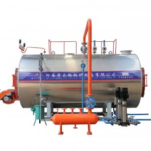 Quality Gas Fired Heating Boiler Horizontal Structure 1.0/1.25/1.6Mpa from Henan Zhoukou for sale