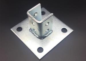 Quality Carbon Steel Slotted EG Channel Post Base Bracket for sale