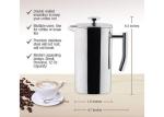 Stainless Steel French Press Pot Laser Logo SS304 800ml / 1000ml
