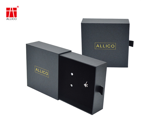 Black Rigid Cardboard Paper Foldable Magnetic Lid Perfume Cosmetic Packaging Gift Box