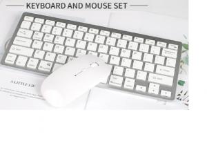 Quality Recharge Bluetooth 5.0 2.4Ghz USB Receiver Wireless Keyboard And Mouse Set for sale