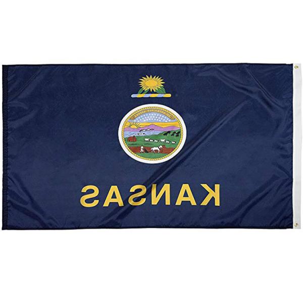 Pantone Color Matching Customization Options​ Kansas Flag Quick-drying Fabric