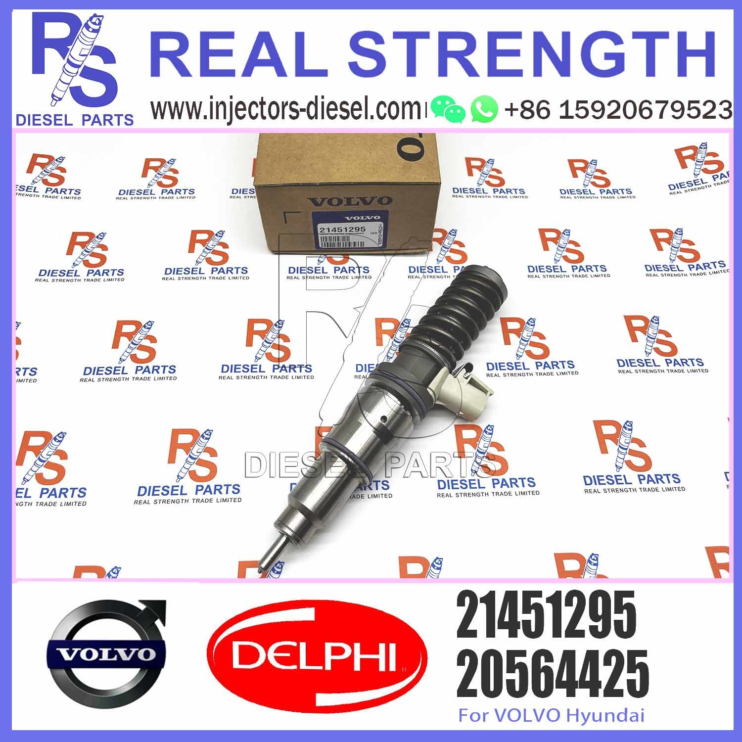 Engine parts D13F D13 D16 diesel injectors 21371673 21451295 21371672 Injector For V-O-L-V EC380D EC480D engine parts