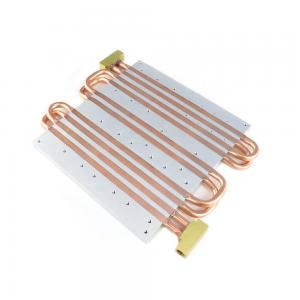 Quality Fluid Cooling Plate Aluminum Heat Pipe Cold Plate Full Buried Profile heat sink System for sale