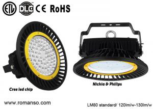 China AC100-277V UFO Led High Bay 120W 150W , factory warehouse fluorescent high bay fixtures on sale