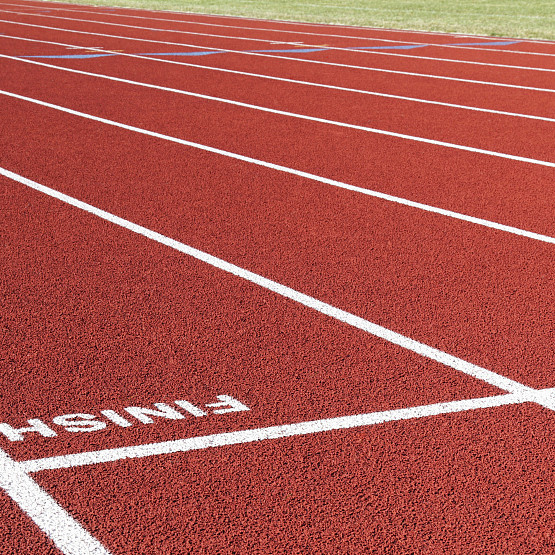 Impact Resistance 13mm Sandwich System Running Track Playground Sports Flooring