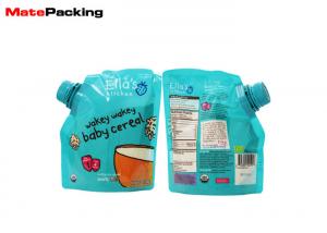 Quality 100% Security Food Grade Spout Pouch Custom Logo Printing Organic Baby Food Pouches for sale