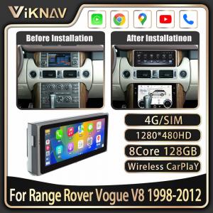 China GPS Navigation Wireless Car Radio Android 10 For Range Rover Vouge V8 L322 1998-2012 on sale