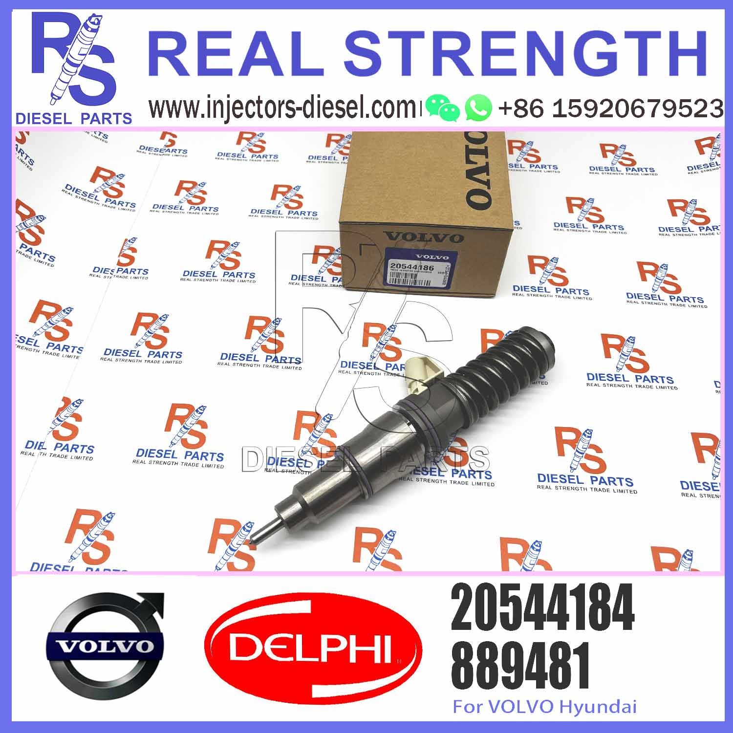 Injector 85000318 20544186 BEBE4C04001 BEBE4C04101 FH16 16.1D Euro 3 Diesel Injector for V-O-L-V FH 16