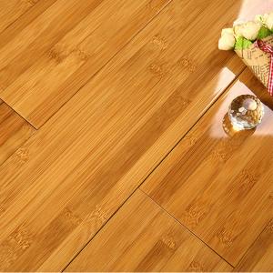 China Vertical Bamboo Laminated Flooring  Carbonized Color Solid Flooring Indoor on sale