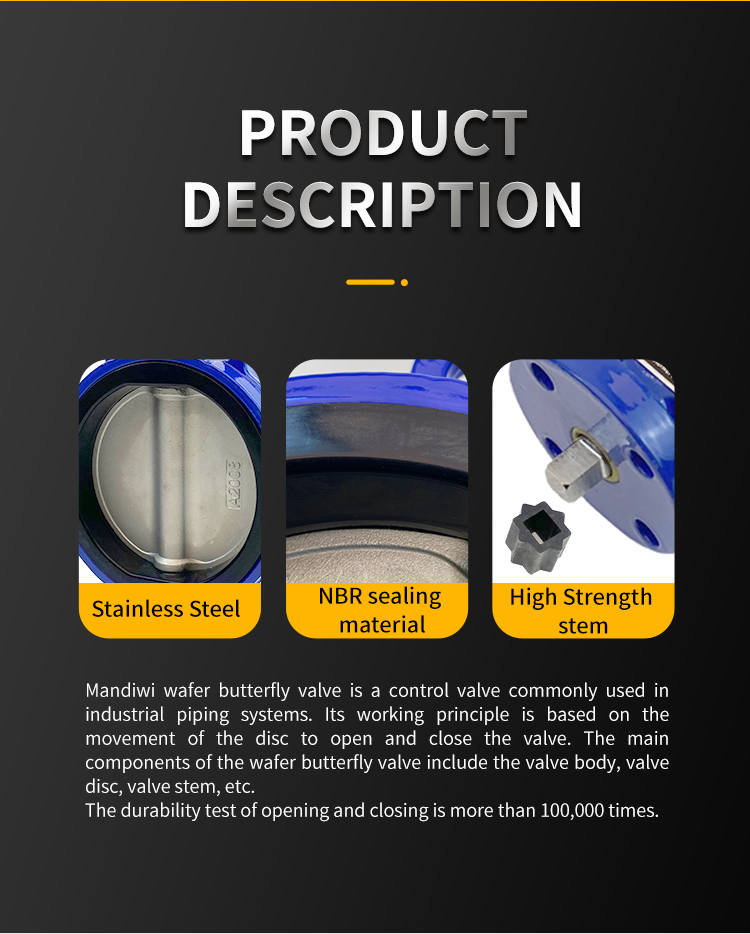 Customized Pneumatic Actuated Butterfly Valve DN50-DN400 For Water Liquid Media