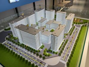 Quality 1:150 Building Architecture Models Urban Style Modern Architectural Models for sale