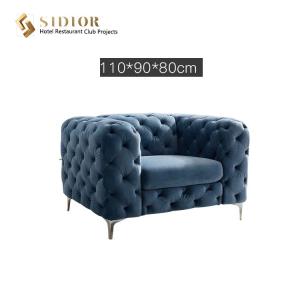 China 80cm Height Armrest Single Modern Upholstered Sofa on sale