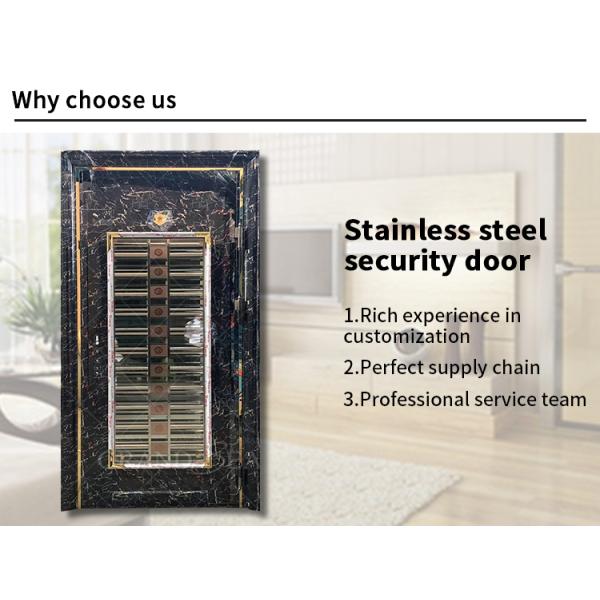 Modern Style High Quality Cast Steel Easy Pattern Power Coated Surface Swing Door for Villa