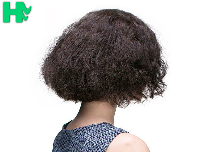 Customized 25cm Short Synthetic Wigs 100% Enviromental Protection