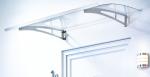 Galvanized Steel Frame 150cm Door Window Awning Canopy