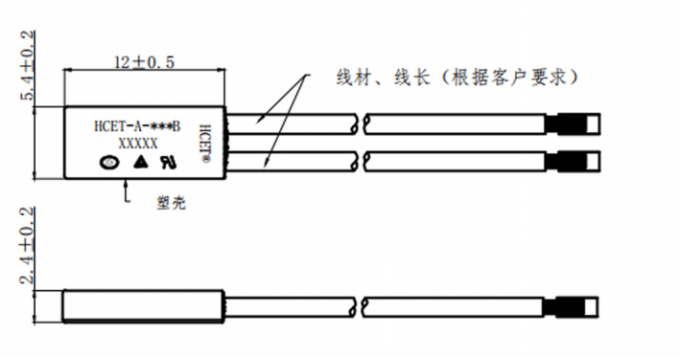 ​​Watertight bi metal Temperature Control Switch for Sale Reliable Thermal Protection 1