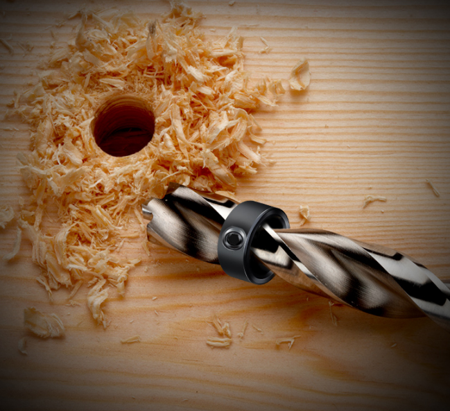 8PCS Drill Stop Depth Set Collar Customized Packing for High-End Hardware Performance