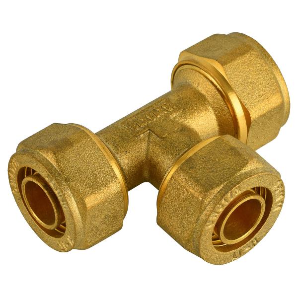 brass pex compression male tee connector fittings for brass plumbing pex pipe fittings