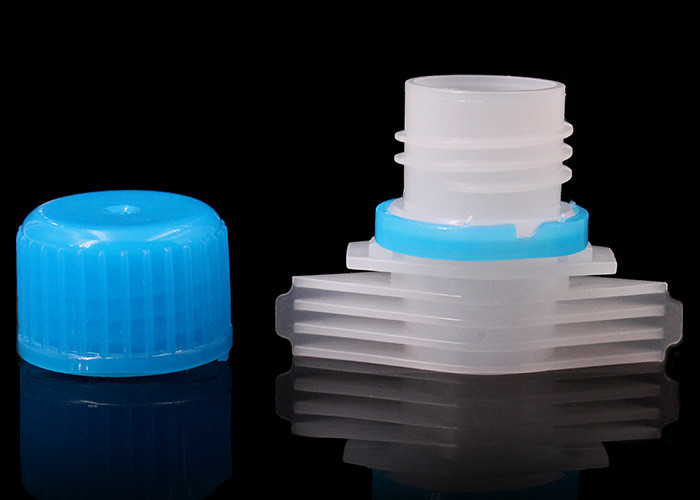 White Spout Top Caps Sealing on Self Stand Upright Compound Bags