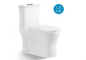 China Water Saving Straight Flush One Piece Water Closet SASO Approved on sale
