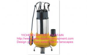 Quality Automatic Household Non-clog Sewage Submersible Fountain Pumps With Floating Ball for sale