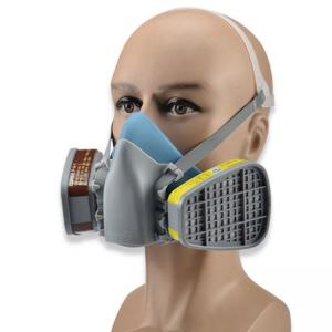 China Anti Fog Sanding Half Mask Respirators Dust Gas Defense Half Face Air Purifying Respirator on sale