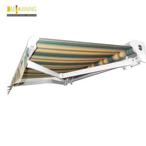 Quality Aluminium Waterproof Retractable Awning Retractable Garden Canopy With Rain Chennel for sale