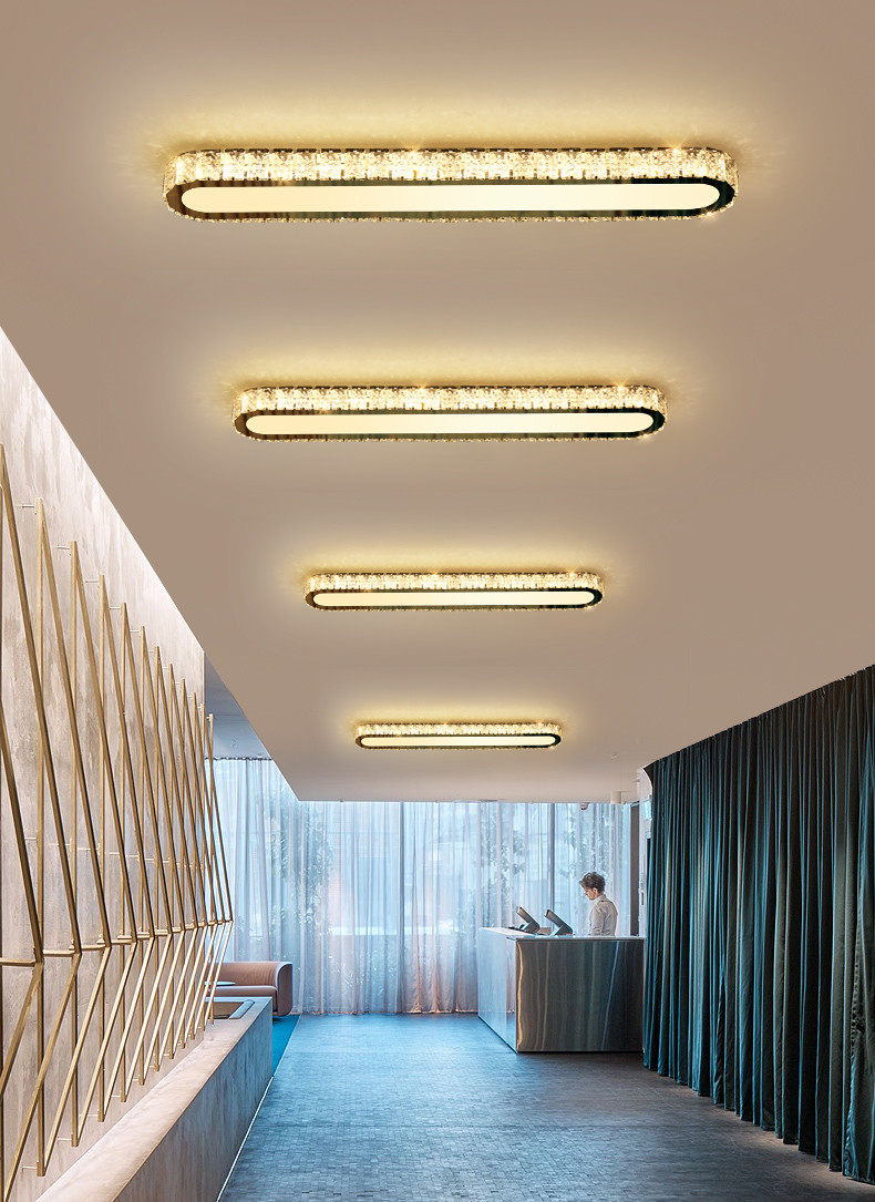 Led crystal ceiling lights dining room luxury silver ceiling light living room led Ceiling Lamps(WH-CA-108)