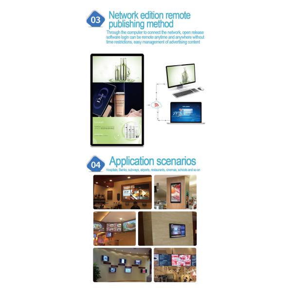 Android Interactive Digital Signage , 32 Inch Interactive Touchscreen Display