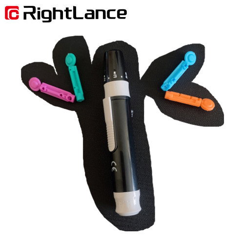 Reusable 11CM Auto Lancet Finger Pricking Pen Device For Diabetes
