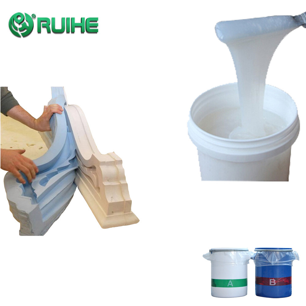 Ruihe RTV2 Liquid Silicone 12 Months Shelf Life Platinum Cure Gypsum Mold