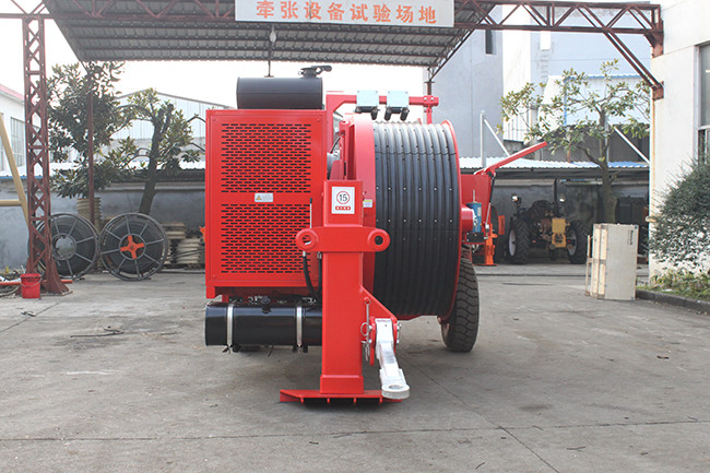 90KN Hydraulic Cable Puller Tensioner Transmission Line Stringing Equipment