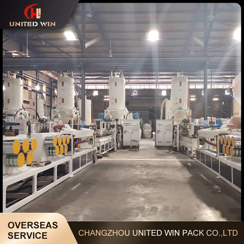 Quality High‑precision Adjustment PET Strap Processing Machine with Long‑time Operation Feature Minimal Component Consumption for Packaging Band Fabrication for sale