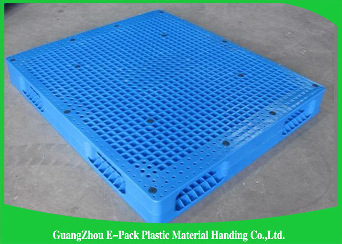 Recyclable Single Mesh Deck Stackable Plastic Pallets 1200*1000mm