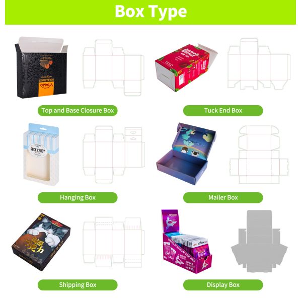 Customized Clear Window Cookie Packaging Box with CMYK+PMS Printing for Bakery and Food