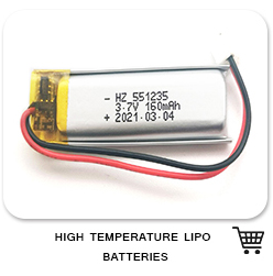 3.7V 480mAh CE Certified Lithium Polymer Battery with Customizable Connector for Torch Light and Electronics