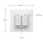 WIFI 2 Gang Smart Switch No Neutral