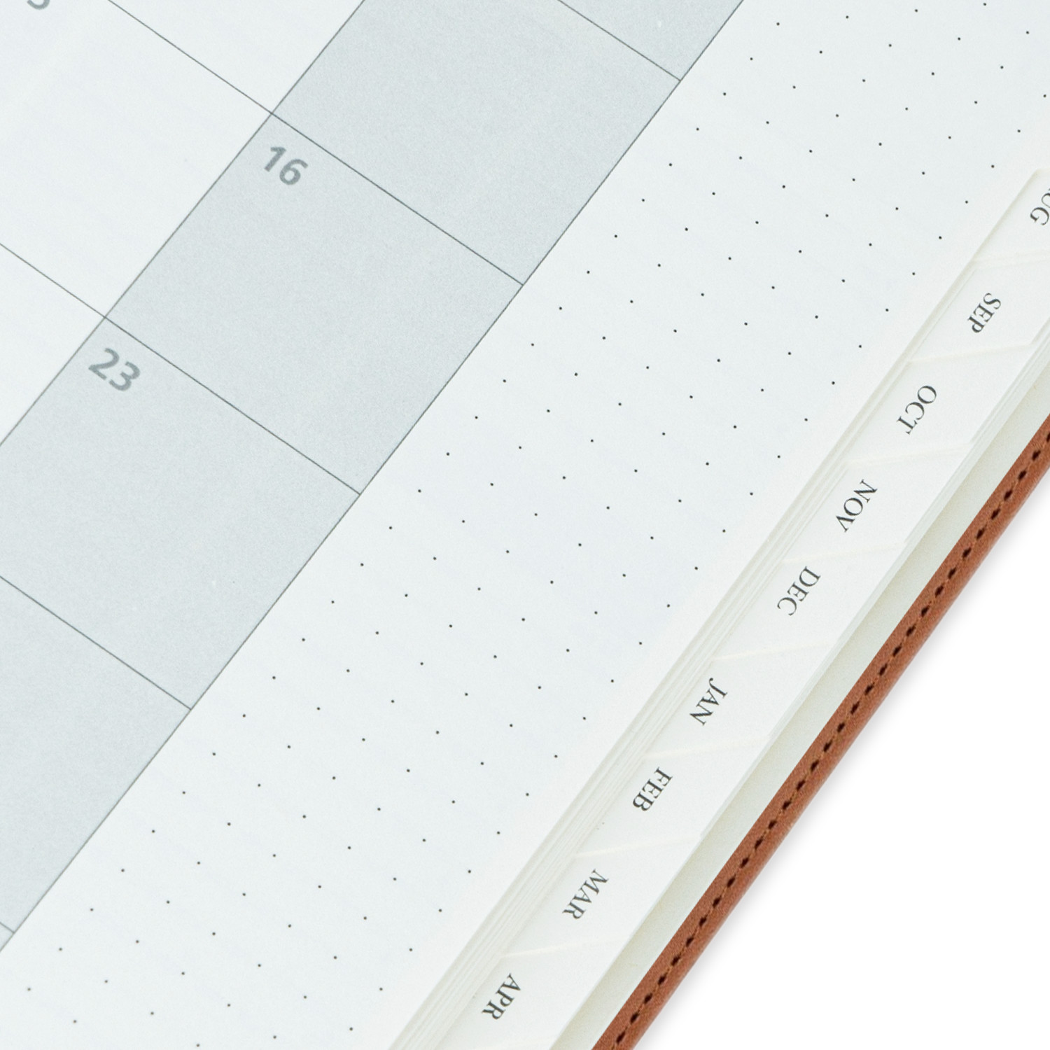 Brown 6.5''X8.5'' Custom Weekly Planner 2023 2023 Softcover O Binding