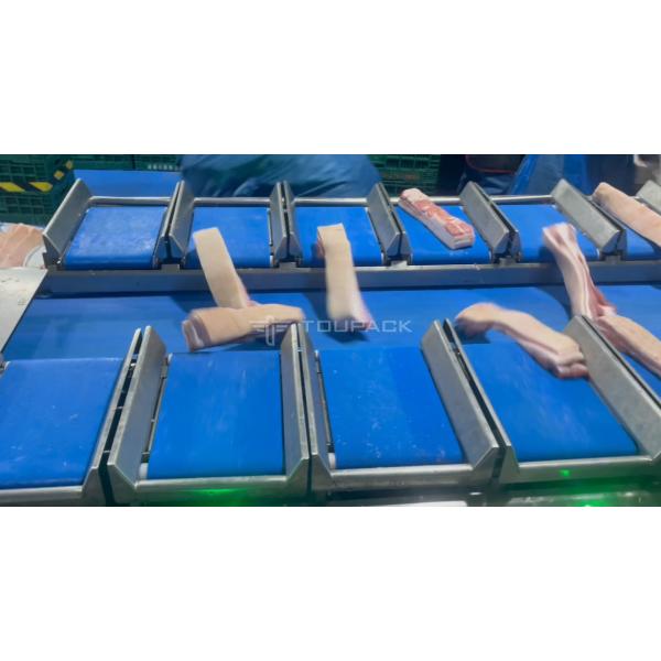 Automatic Counterweight Streaky Pork Fresh Meat Weighing Machine Belt Combination Weigher
