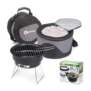 China Portable Charcoal BBQ Grill & Cooler on sale