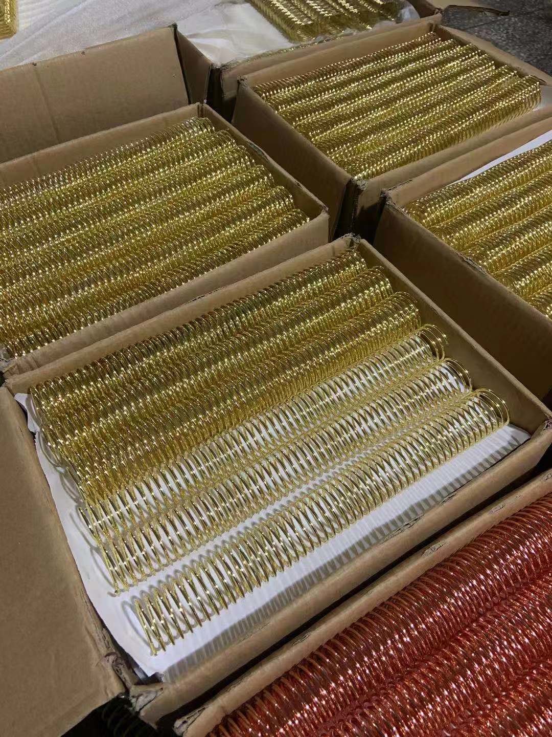 28.6mm Inner Diameter Gold-Plated Volume Book Binding , Used For High-End Notebooks