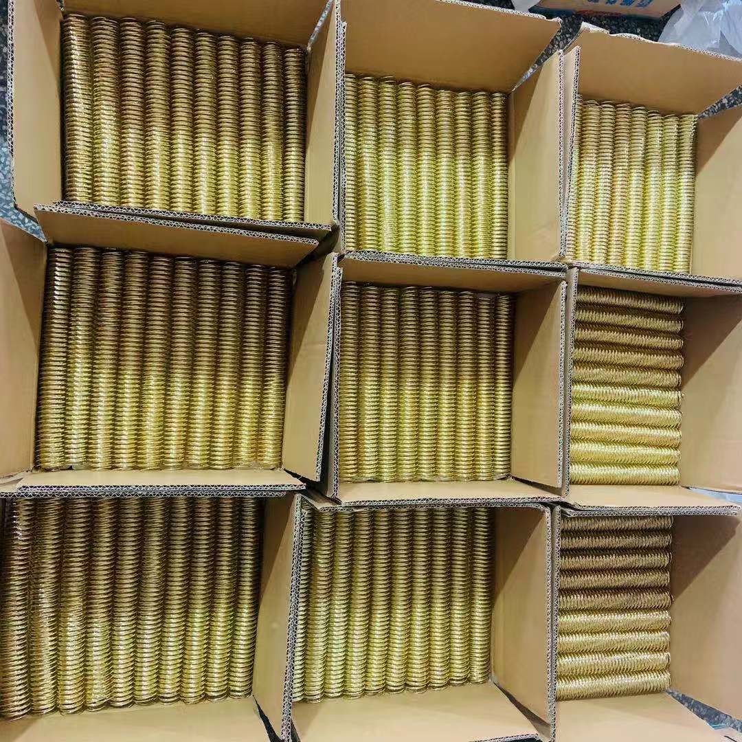 28.6mm Inner Diameter Gold-Plated Volume Book Binding , Used For High-End Notebooks